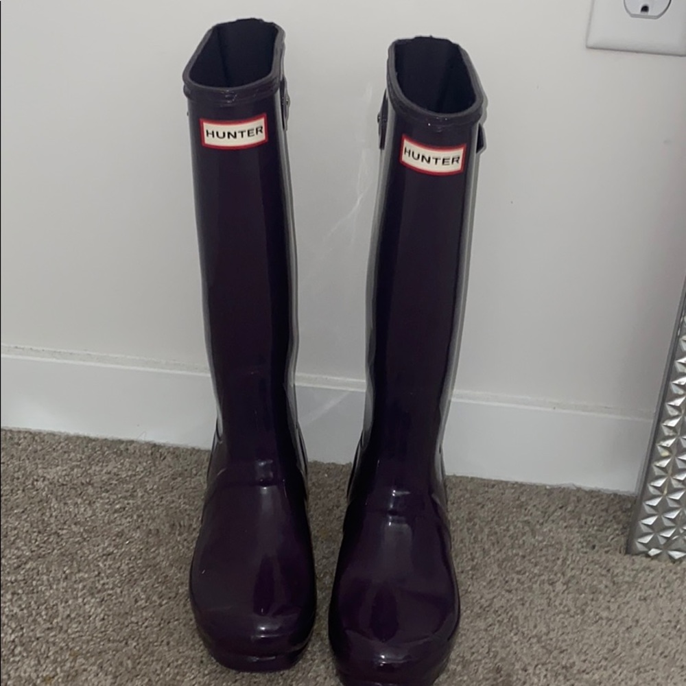 Hunter tall rain boots